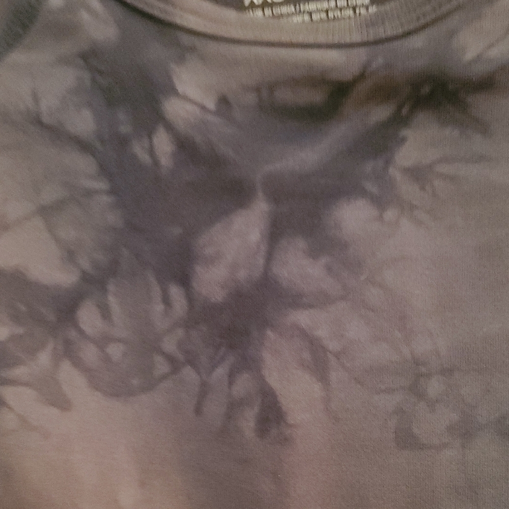 Zella Dark Blue Tie-Dye Long Sleeve Yoga Shirt Spandax - Picture 4 of 9
